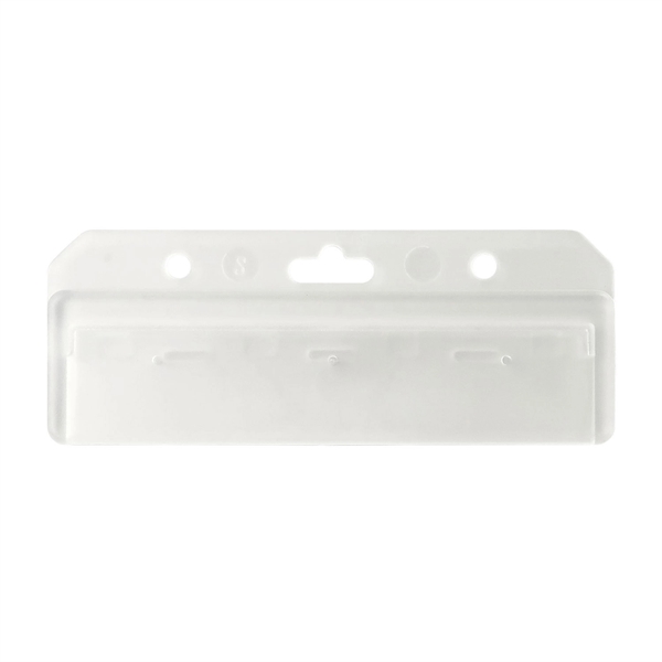 3.63" x 2.14" rigid plastic magnetic strip card holder with slot... from ASI 62088 IDProductsource