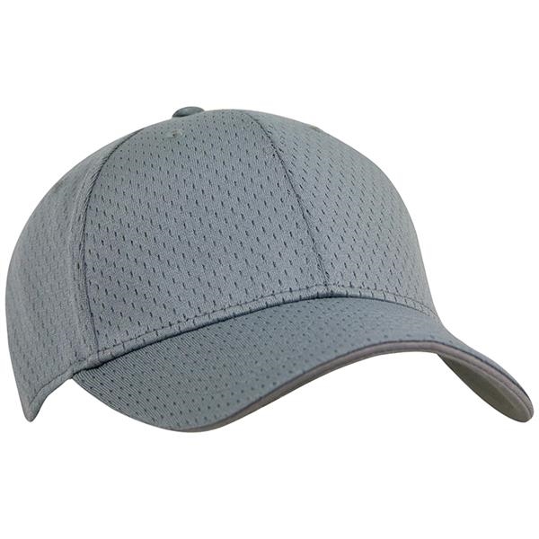 Champion® polyester mesh six-panel ball cap with pre-curved bill and adjustable... from ASI 34063 alphabroder