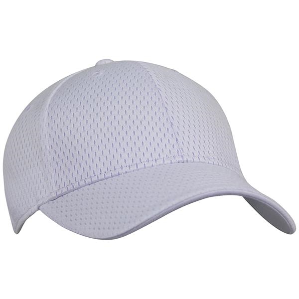 Champion® polyester mesh six-panel ball cap with pre-curved bill and adjustable... from ASI 34063 alphabroder