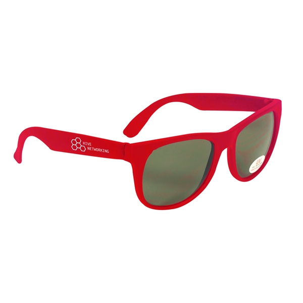 Plastic color pop sunglasses with UV 400 protection.... from ASI 62088 IDProductsource