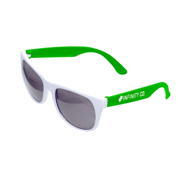 Plastic color pop sunglasses with UV 400 protection.... from ASI 62088 IDProductsource
