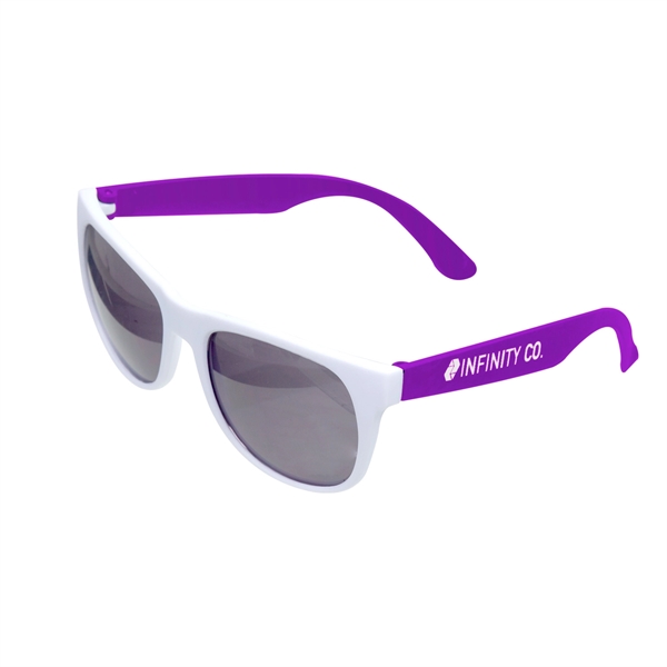 Plastic color pop sunglasses with UV 400 protection.... from ASI 62088 IDProductsource