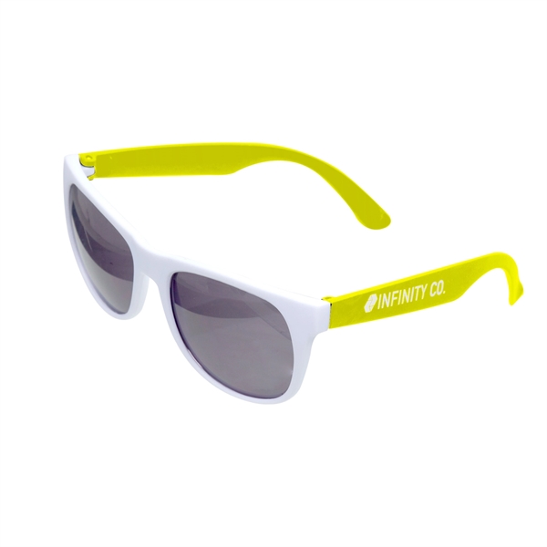 Plastic color pop sunglasses with UV 400 protection.... from ASI 62088 IDProductsource