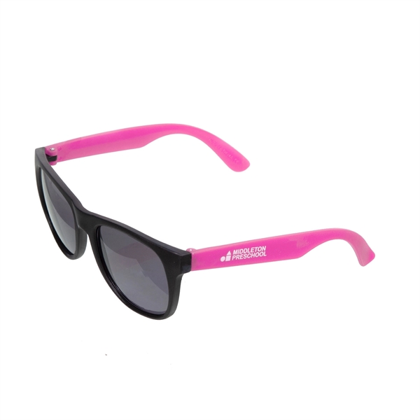 Youth-sized plastic sunglasses with UV400 protection.... from ASI 62088 IDProductsource