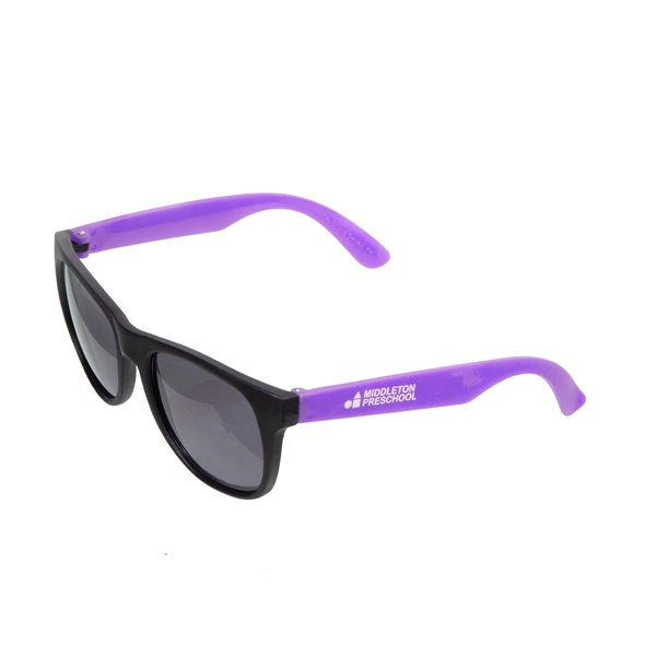 Youth-sized plastic sunglasses with UV400 protection.... from ASI 62088 IDProductsource