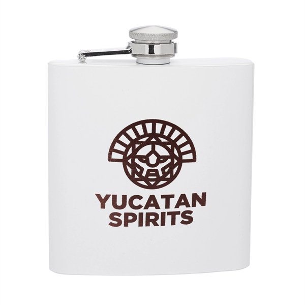 6-ounce stainless steel hip flask with single wall insulation.... from ASI 62088 IDProductsource