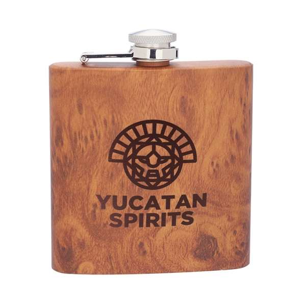 6-ounce stainless steel hip flask with single wall insulation.... from ASI 62088 IDProductsource