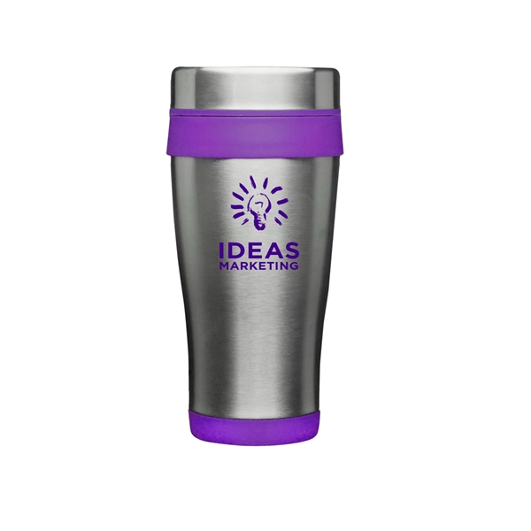 3.25" x 7" 20 ounce Grab-N-Go insulated stainless steel travel mug... from ASI 62088 IDProductsource