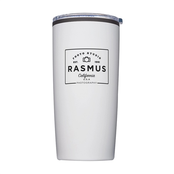 3.8" x 8.5" stainless steel tumbler with shatter-resistant lid. BPA free.... from ASI 62088 IDProductsource