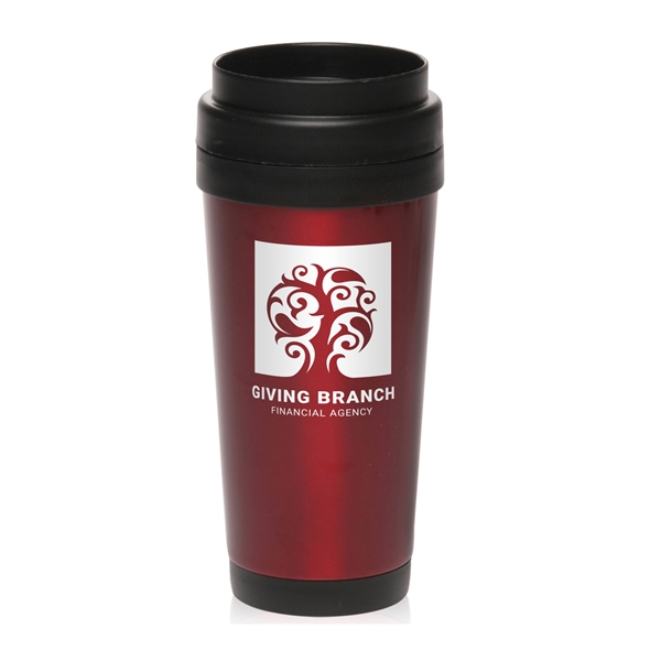 3.25" x 7" 16-ounce double wall insulated stainless steel insulated travel... from ASI 62088 IDProductsource