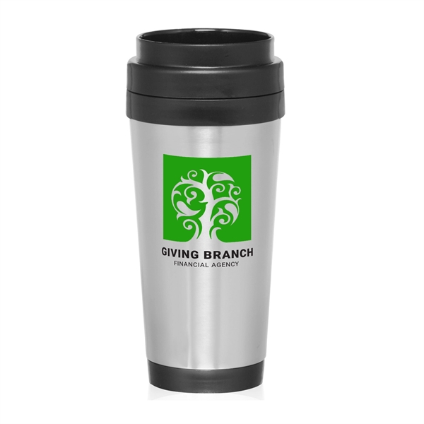 Stay on the move with the Intrepid stainless steel travel mug,... from ASI 62088 IDProductsource
