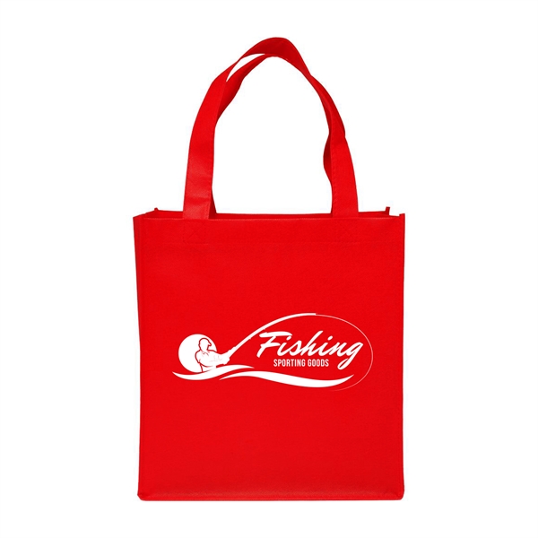 12" x 12.75" x 8" non-woven polypropylene tote bag with roomy... from ASI 62088 IDProductsource