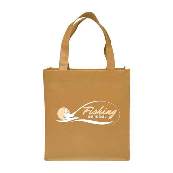 The Clipper Grocery tote bag is made 80 GSM Non-Woven Polypropylene... from ASI 62088 IDProductsource