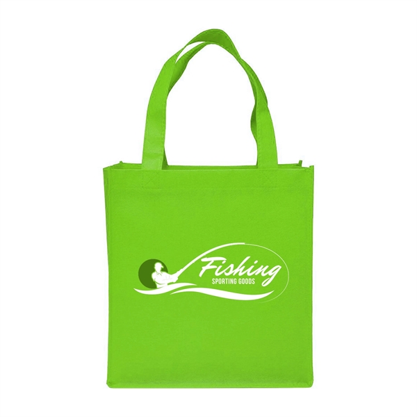 The Clipper Grocery tote bag is made 80 GSM Non-Woven Polypropylene... from ASI 62088 IDProductsource