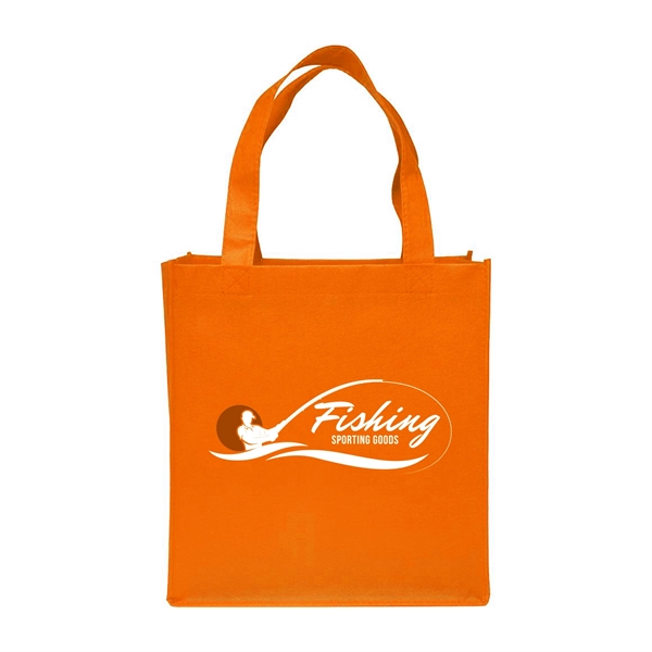 The Clipper Grocery tote bag is made 80 GSM Non-Woven Polypropylene... from ASI 62088 IDProductsource