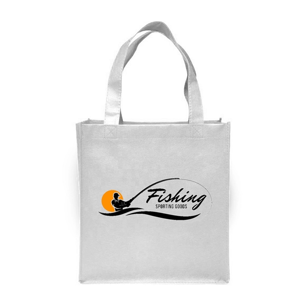 The Clipper Grocery tote bag is made 80 GSM Non-Woven Polypropylene... from ASI 62088 IDProductsource