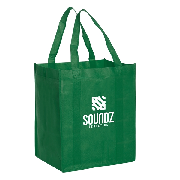 13" x 10" x 15" 80GSM non-woven polypropylene Eco-Shopper tote with... from ASI 62088 IDProductsource