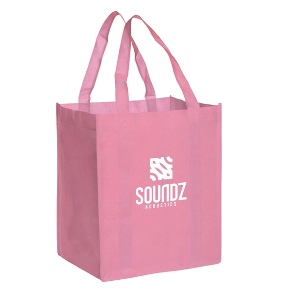 13" x 10" x 15" 80GSM non-woven polypropylene Eco-Shopper tote with... from ASI 62088 IDProductsource