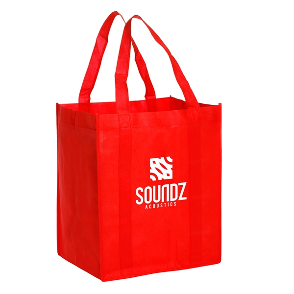 13" x 10" x 15" 80GSM non-woven polypropylene Eco-Shopper tote with... from ASI 62088 IDProductsource