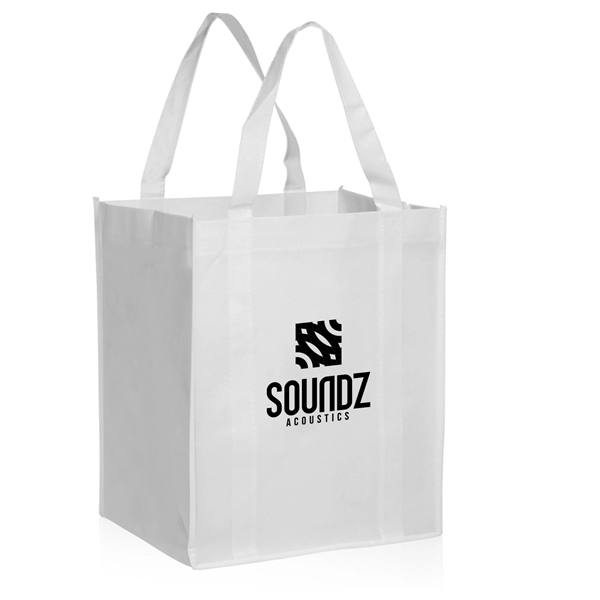 13" x 10" x 15" 80GSM non-woven polypropylene Eco-Shopper tote with... from ASI 62088 IDProductsource