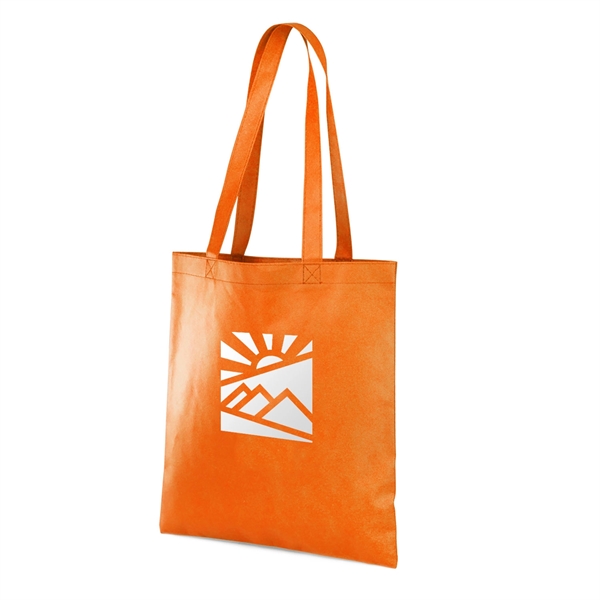 13.5" x 14.5" 80GSM non-woven polypropylene tote bag with long reinforced... from ASI 62088 IDProductsource