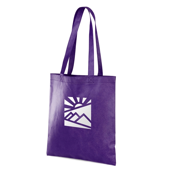 13.5" x 14.5" 80GSM non-woven polypropylene tote bag with long reinforced... from ASI 62088 IDProductsource