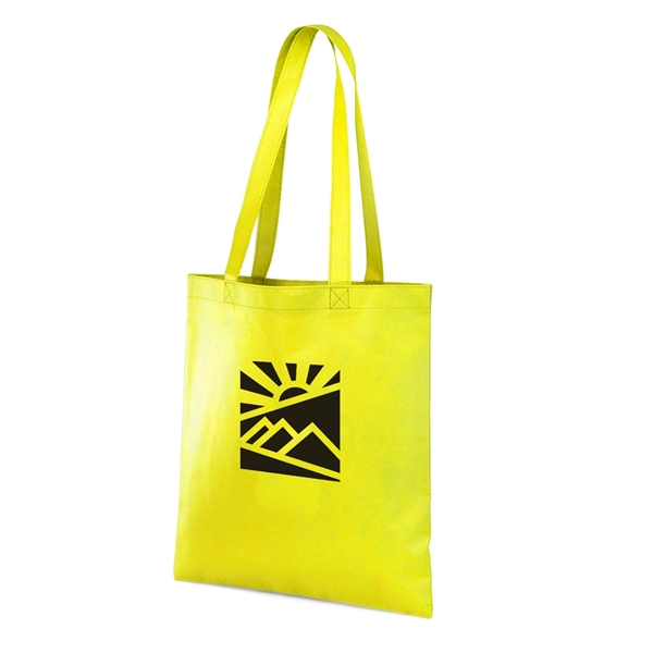 13.5" x 14.5" 80GSM non-woven polypropylene tote bag with long reinforced... from ASI 62088 IDProductsource