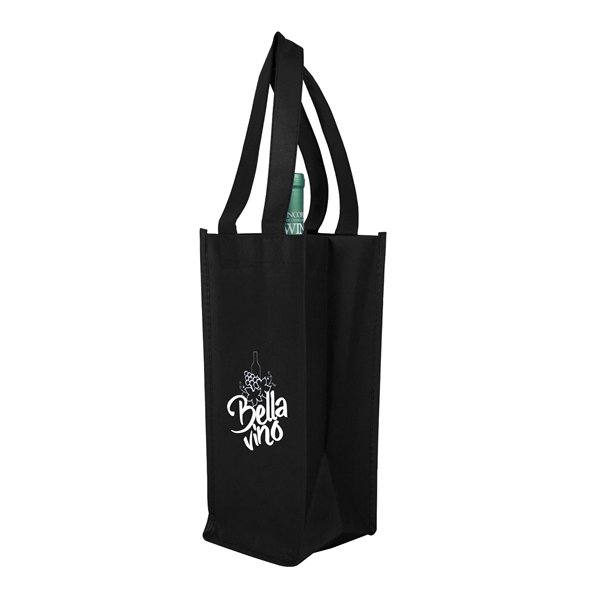5" x 12" x 5.15" 80GSM non-woven polypropylene wine bottle bag... from ASI 62088 IDProductsource