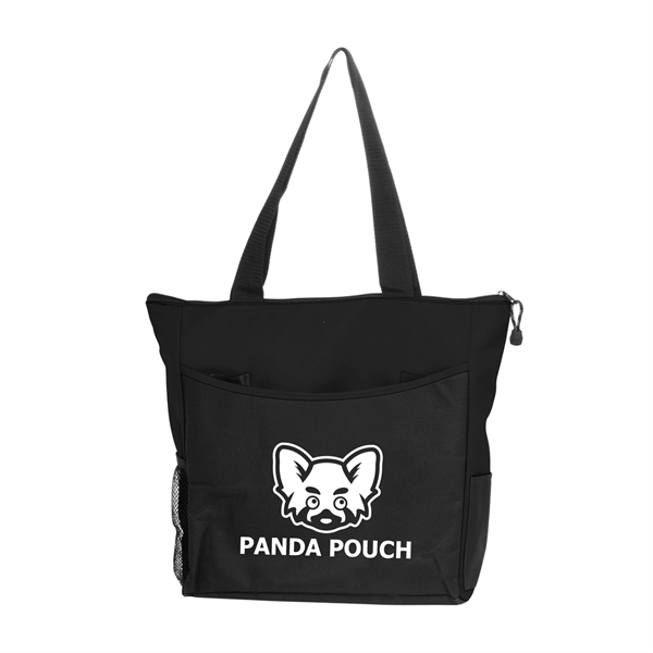 17" x 14" x 5" polyester Pack-N-Go tote with zippered main... from ASI 62088 IDProductsource