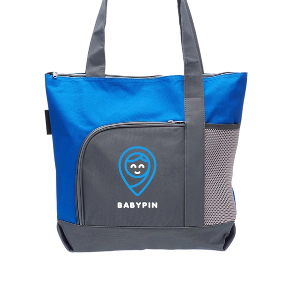 PIONEER new roads in selling with this two tone tote bag.... from ASI 62088 IDProductsource