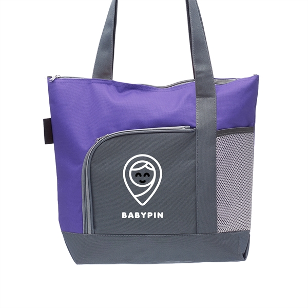 PIONEER new roads in selling with this two tone tote bag.... from ASI 62088 IDProductsource