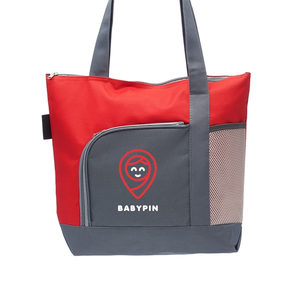PIONEER new roads in selling with this two tone tote bag.... from ASI 62088 IDProductsource