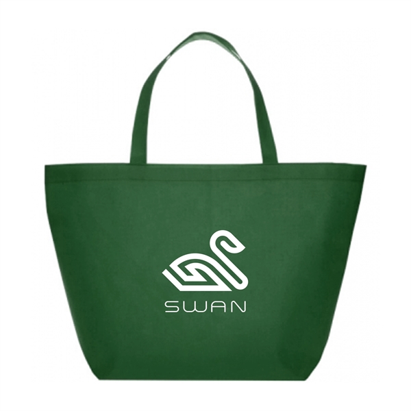 20" x 13" x 8" 80GSM non-woven polypropylene budget tote bag... from ASI 62088 IDProductsource
