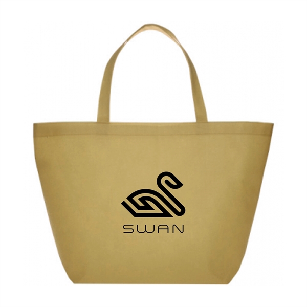 20" x 13" x 8" 80GSM non-woven polypropylene budget tote bag... from ASI 62088 IDProductsource