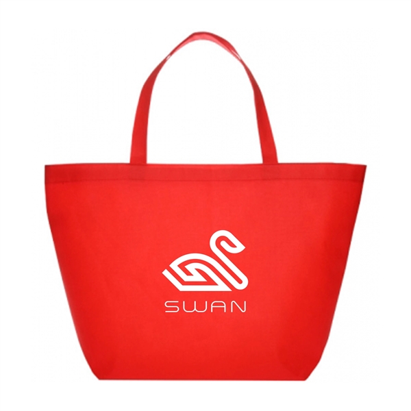 20" x 13" x 8" 80GSM non-woven polypropylene budget tote bag... from ASI 62088 IDProductsource