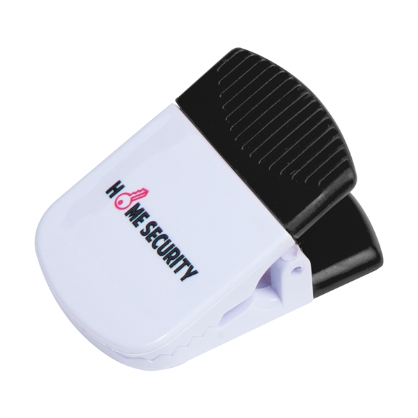 2" x 2.75" plastic memo holder and bag clip with magnetic... from ASI 62088 IDProductsource