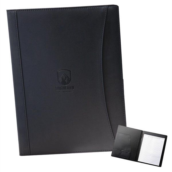 9.75" x 12.5" PVC portfolio with pocket, 20-page notepad and ID... from ASI 62088 IDProductsource