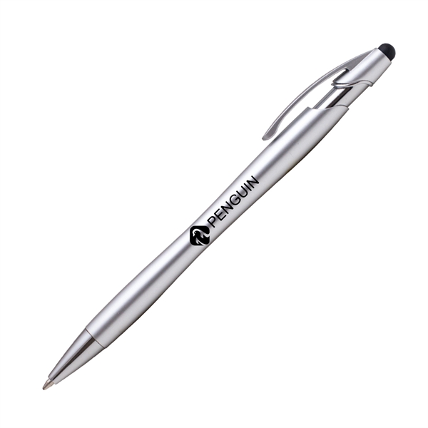 5.8" x .41" x 1.29" metal click-action pen with device stylus.... from ASI 62088 IDProductsource