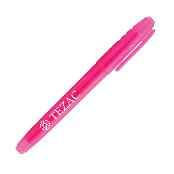 5.46" x 0.46" x 1.45" Oxford plastic highlighter with ergonomic cap... from ASI 62088 IDProductsource