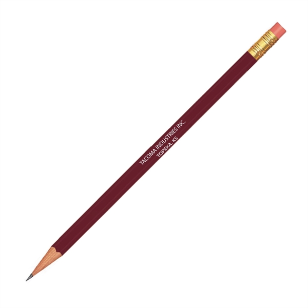 7.4" x 0.31" x 0.97" wood No. 2 pencil with hexagonal... from ASI 62088 IDProductsource