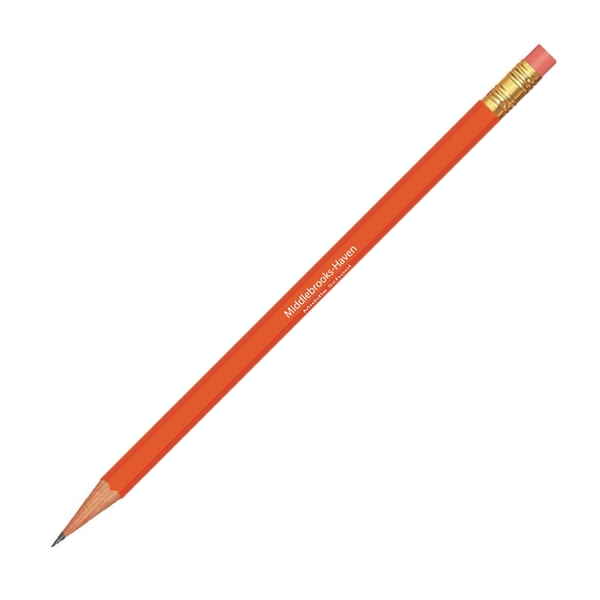 7.4" x 0.31" x 0.97" wood No. 2 pencil with hexagonal... from ASI 62088 IDProductsource
