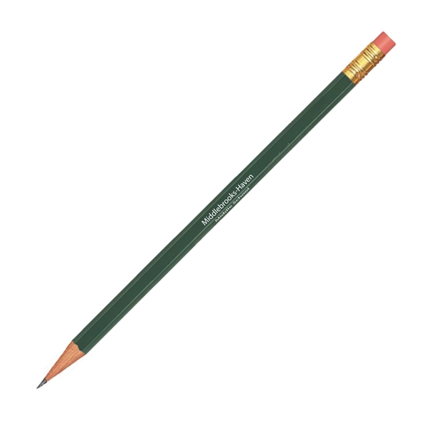 7.4" x 0.31" x 0.97" wood No. 2 pencil with hexagonal... from ASI 62088 IDProductsource