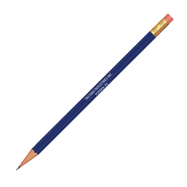 7.4" x 0.31" x 0.97" wood No. 2 pencil with hexagonal... from ASI 62088 IDProductsource