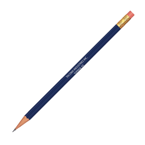 7.4" x 0.31" x 0.97" wood No. 2 pencil with hexagonal... from ASI 62088 IDProductsource