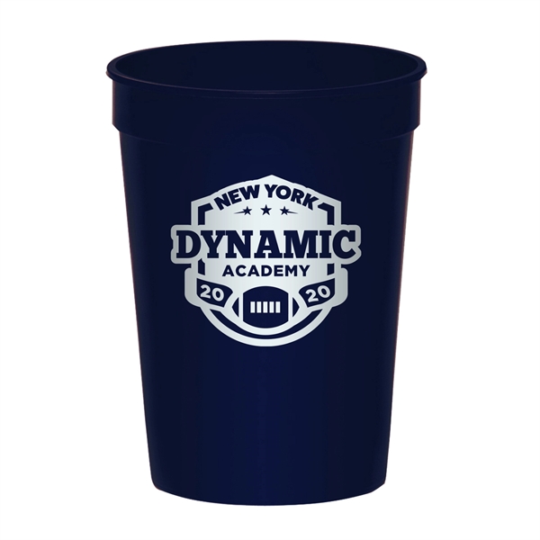 4.25" x 2.25" 12-ounce plastic stadium cup. Recyclable, BPA free and... from ASI 62088 IDProductsource