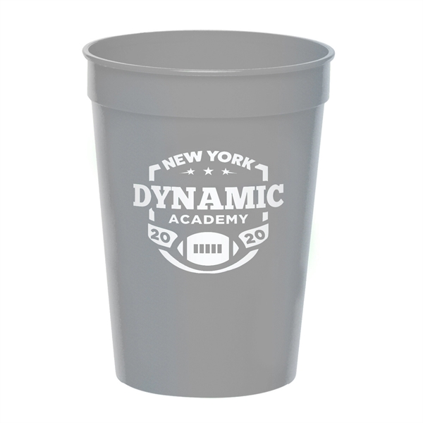 4.25" x 2.25" 12-ounce plastic stadium cup. Recyclable, BPA free and... from ASI 62088 IDProductsource
