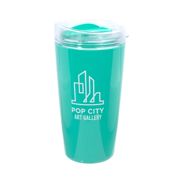 16-ounce Tritan tumbler with spill resistant snap lid with thumb slide... from ASI 62088 IDProductsource