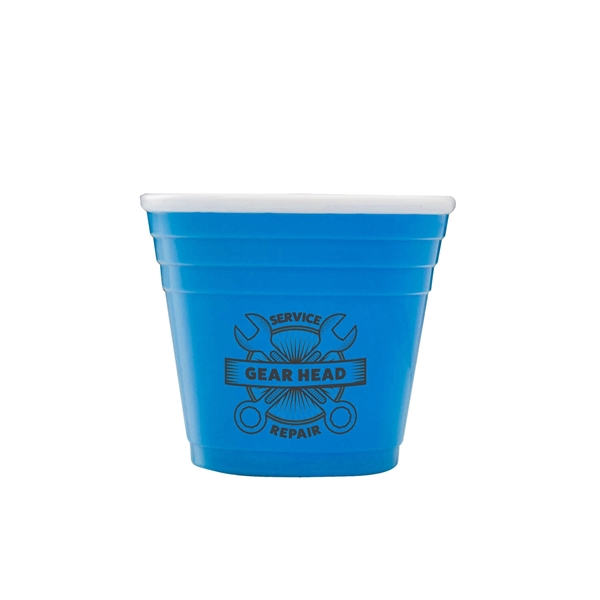 2.25" x 2.25" x 1.5" 2-ounce plastic Solo-style mini bomb shot... from ASI 62088 IDProductsource