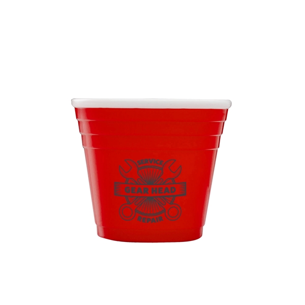 2.25" x 2.25" x 1.5" 2-ounce plastic Solo-style mini bomb shot... from ASI 62088 IDProductsource