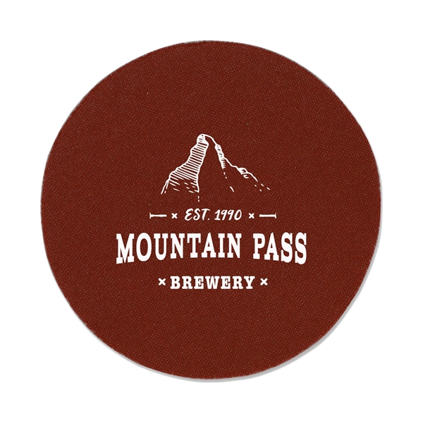 Round 4" x 1/8" polyurethane foam beverage coaster.... from ASI 62088 IDProductsource